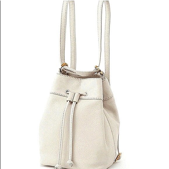 HOBO Cream Drawstring Backpack - Picture 1 of 5